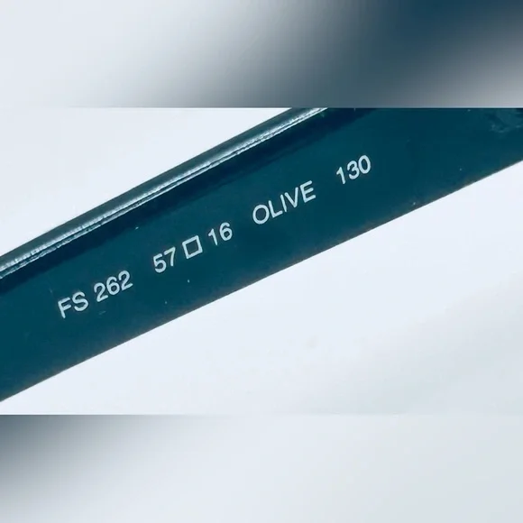 Vintage Fendi FS 262 Green Oval Sunglasses Frames - Picture 8 of 8